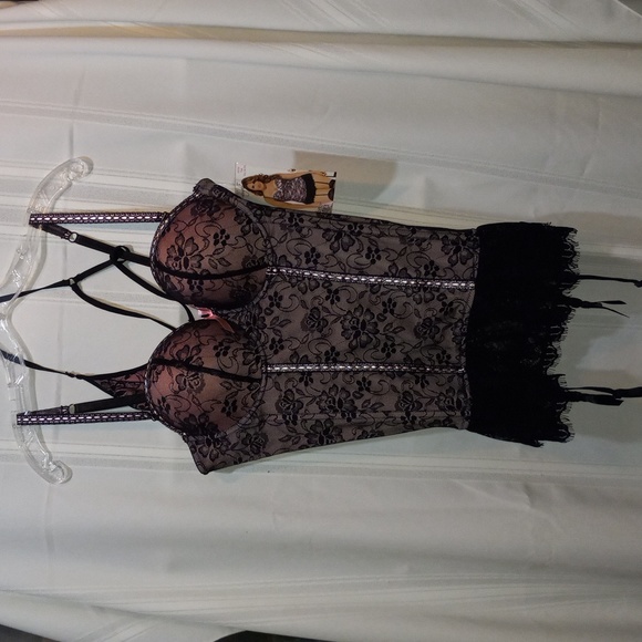 Seven Til Midnight Victorian Lace Bustier - Picture 3 of 4